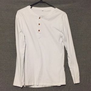 White long sleeve men’s shirt